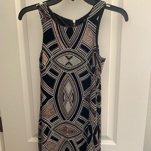 Black Sliver Copper Dress